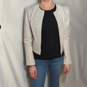RYEGRASS Leather Bomber Jacket